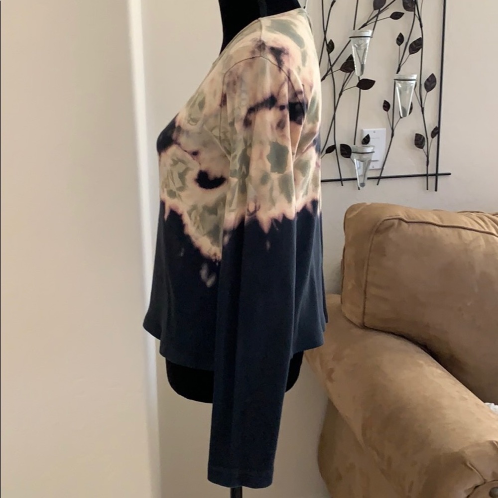 Candy Did It! VTG Gap Reverse Tye Dye Long Sleeve Tee Shirt Sz M - Picture 3 of 11